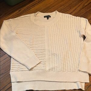 Banana Republic Women's Textured Cream Sweater